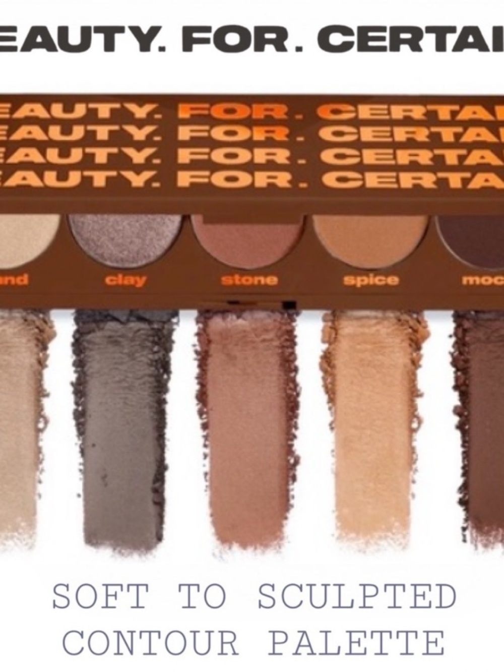 Beauty for Certain Soft to Sculpted Contour Palette NIB